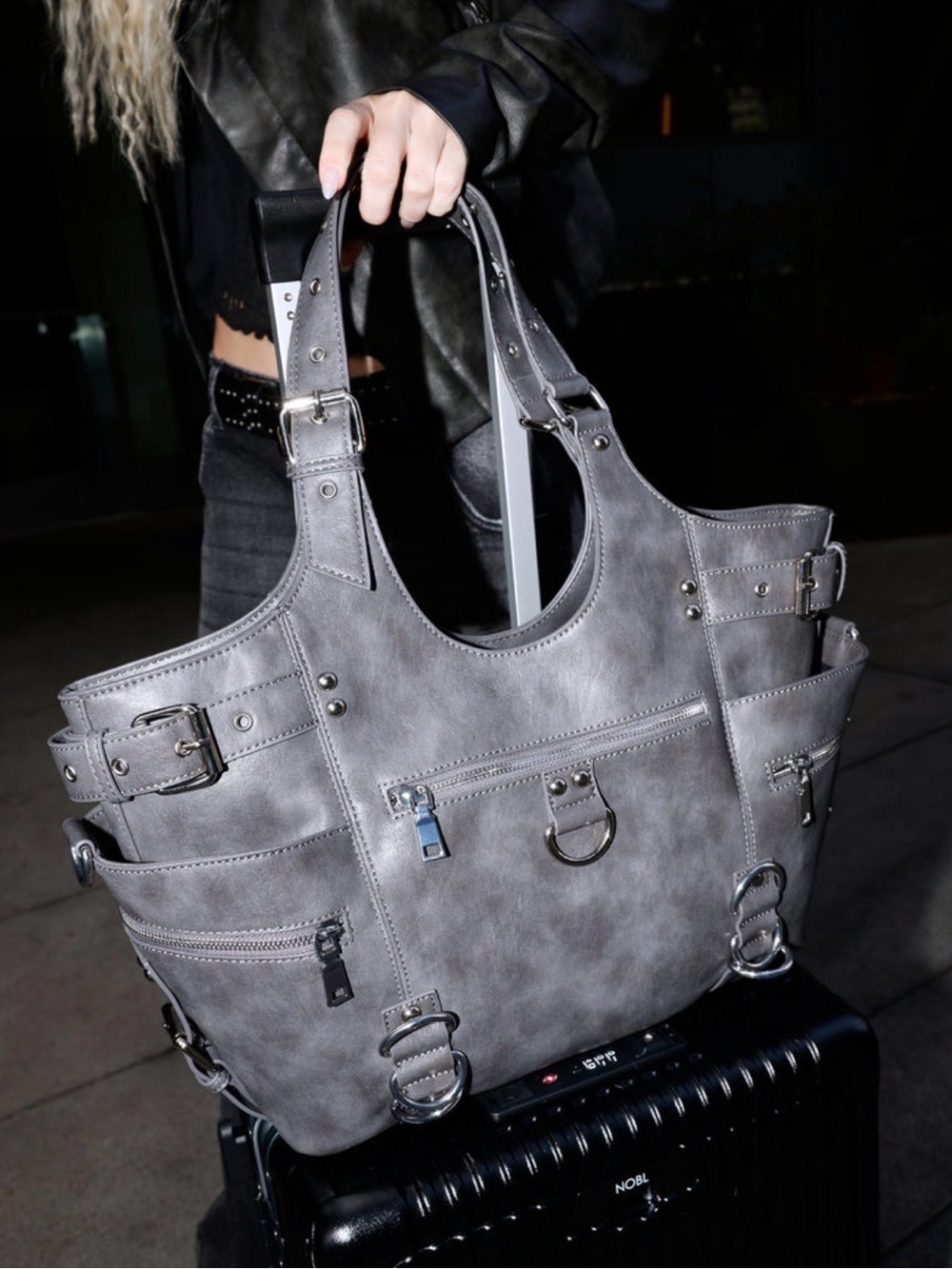 Dark Wav Grunge Alt Tote